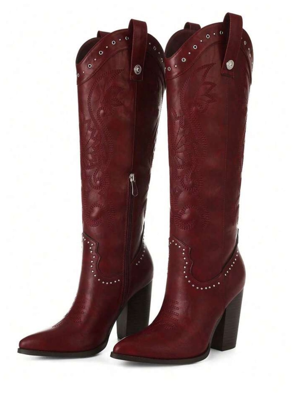 Women’s Burgundy Red Western Boots